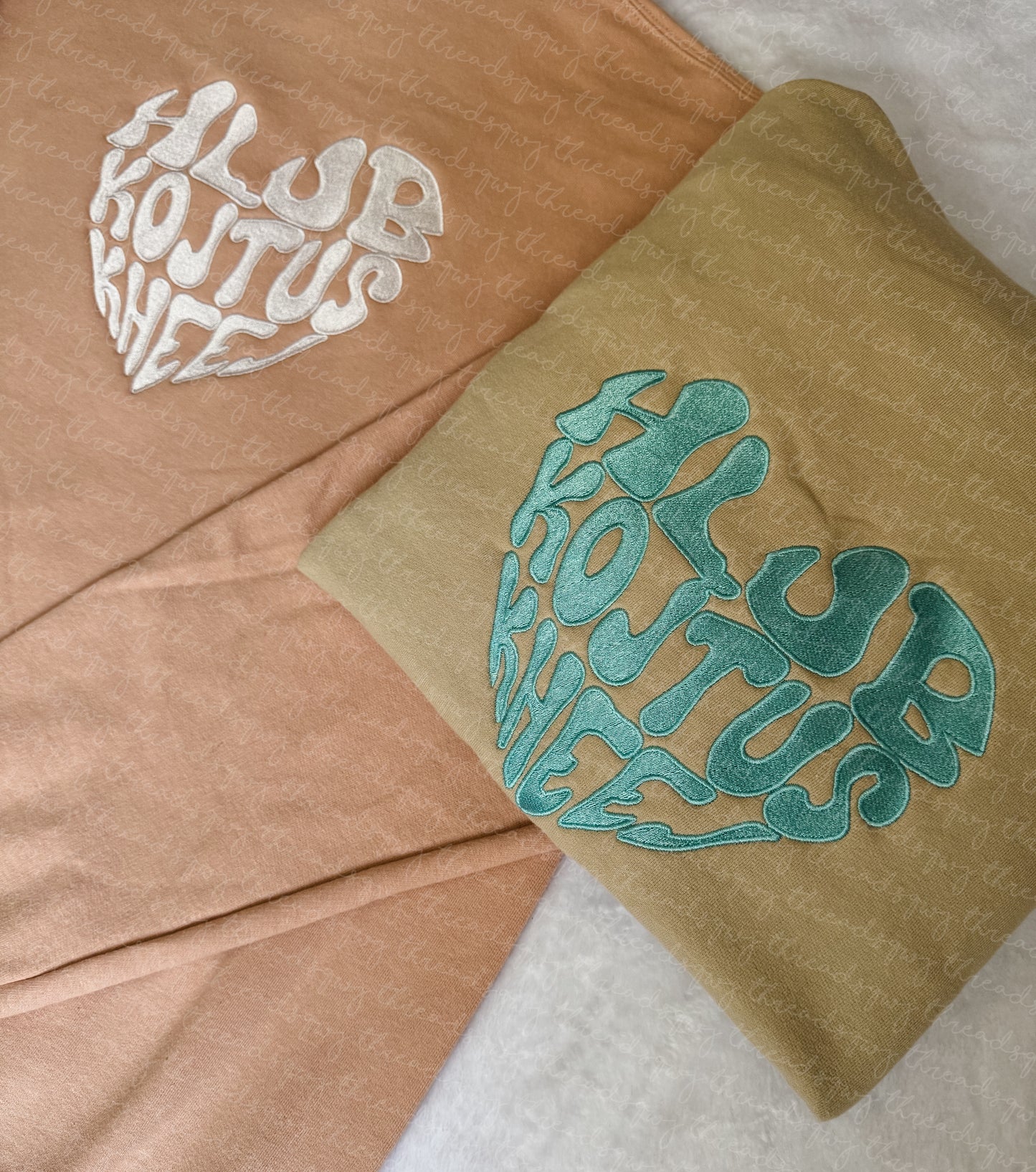 "Hlub Koj Tus Kheej" Retro Heart CUSTOMIZATION Hoodie (PRE-ORDER)