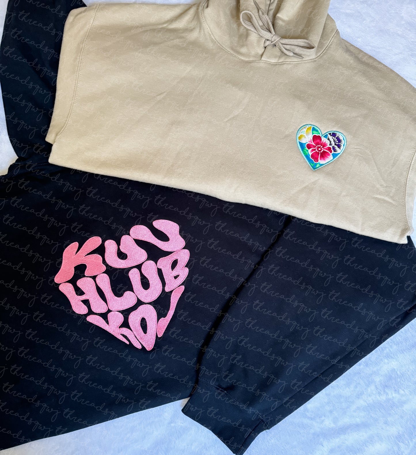 "Kuv Hlub Koj" Retro Heart CUSTOMIZATION Hoodie (PRE-ORDER)