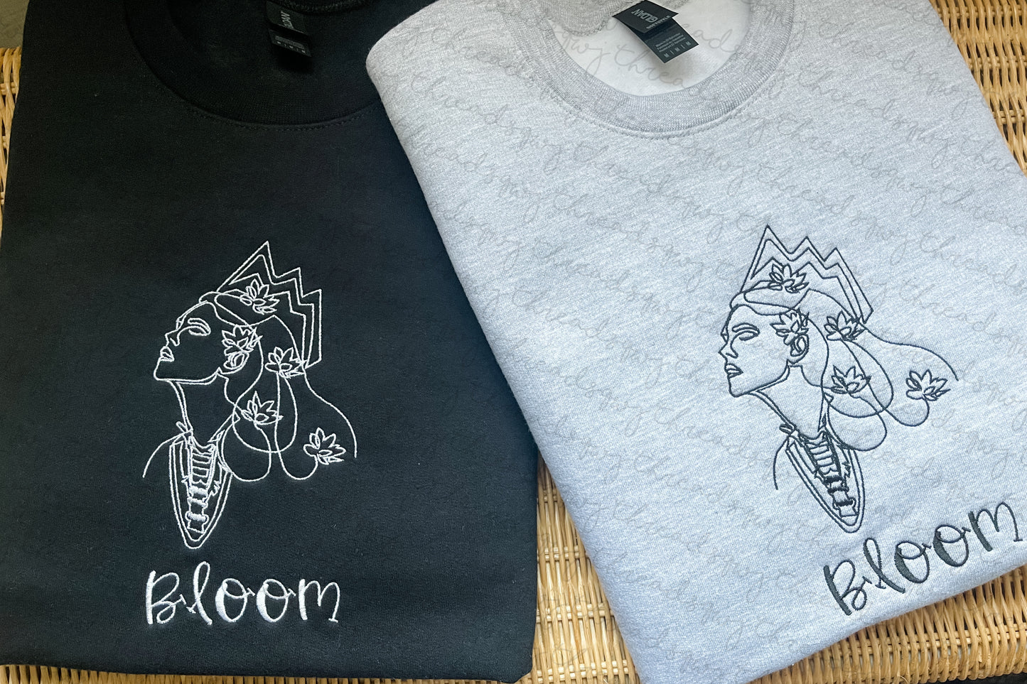 "Bloom" Line Art Crewneck (PRE-ORDER)