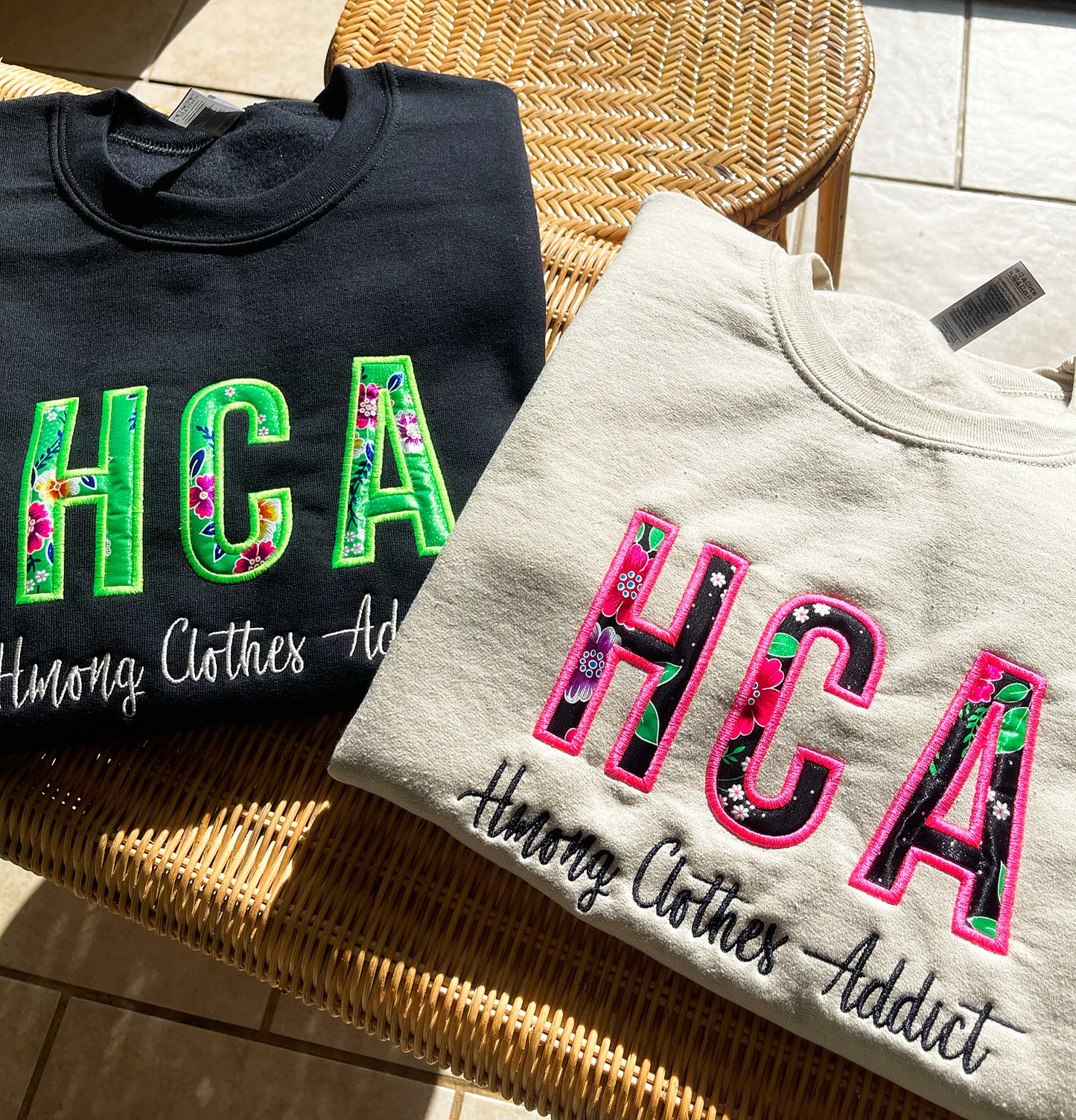 HCA Hmong Clothes Addict CUSTOMIZATION Crewneck (PRE-ORDER)
