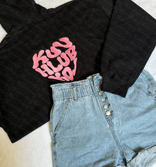 "Kuv Hlub Koj" Retro Heart CUSTOMIZATION Hoodie (PRE-ORDER)