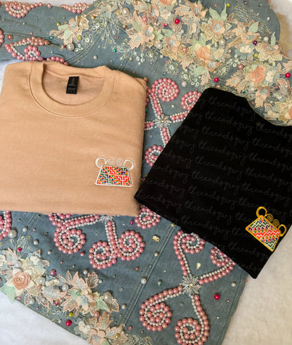 Paj Ntaub Mos Phiaj CUSTOMIZATION Crewneck (PRE-ORDER)