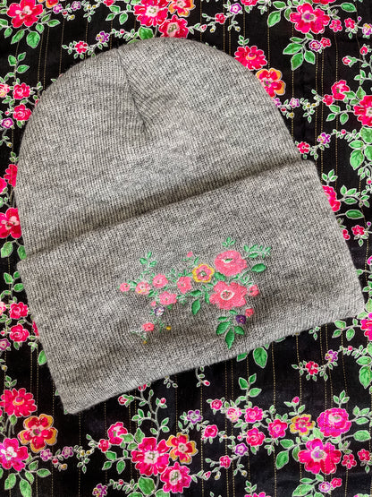 Lis Loos Embroidered Beanie (PRE-ORDER)